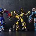 Transformers Robot Action Figures With Human Character And Colorful Detailed Designs