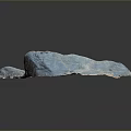 Natural Wood and Stone Materials Showcasing Blue Stone with Raw Textural Details