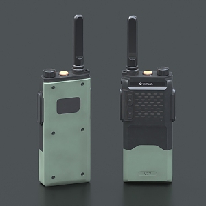 walkie talkie walkie talkie satellite phone communicator 3d model