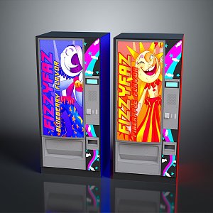 mechanical arm robotic arm coin-operated vending machine vending machine sci-fi vending machine 3d model