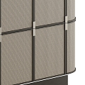 Silent Wardrobe Rattan Wardrobe Bedroom Wardrobe 3d model