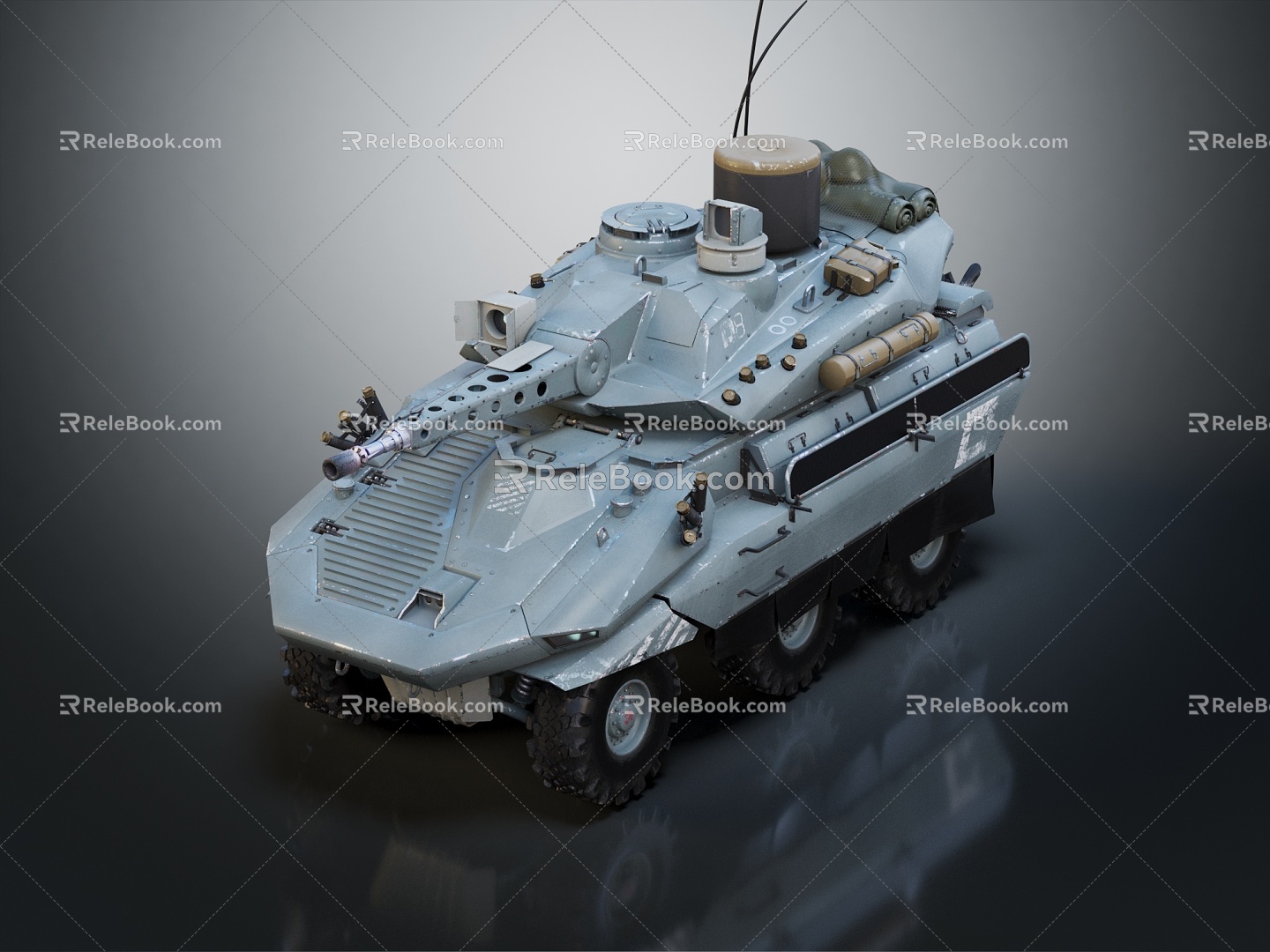 INDUSTRIAL LOFT TANK TANK VEHICLES MILITARY VEHICLES 3d model