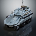 INDUSTRIAL LOFT TANK TANK VEHICLES MILITARY VEHICLES 3d model