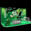 Castan Football Themed Photo Spot With Green Background Goalpost And Passion Reigniting Decor