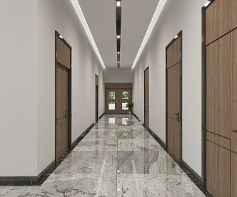 The Modern Corridor 3d model