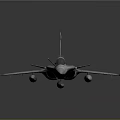 Highly Detailed Fighter Jet 3D Model With Gray Exterior And Missiles On Dark Background