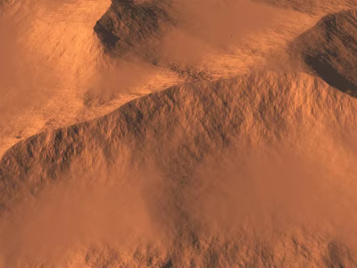 modern desert desert gobi 3d model