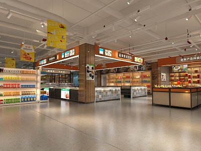 Industrial LOFT Supermarket model