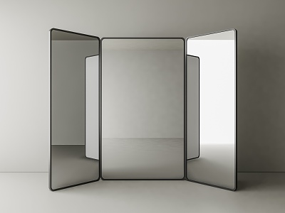 Modern floor mirror Full-length mirror 3d model