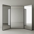 Modern floor mirror Full-length mirror 3d model