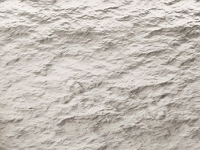 White Textured Background Wall With Natural Rough Surface And Decorative Finish 3d model