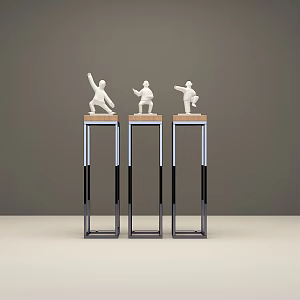 Modern sculpture decorations 3d model