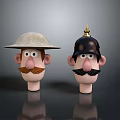 Head Character Portrait Head Various Heads Various Heads Head Carving Head Carving Portrait Face Carving 3d model