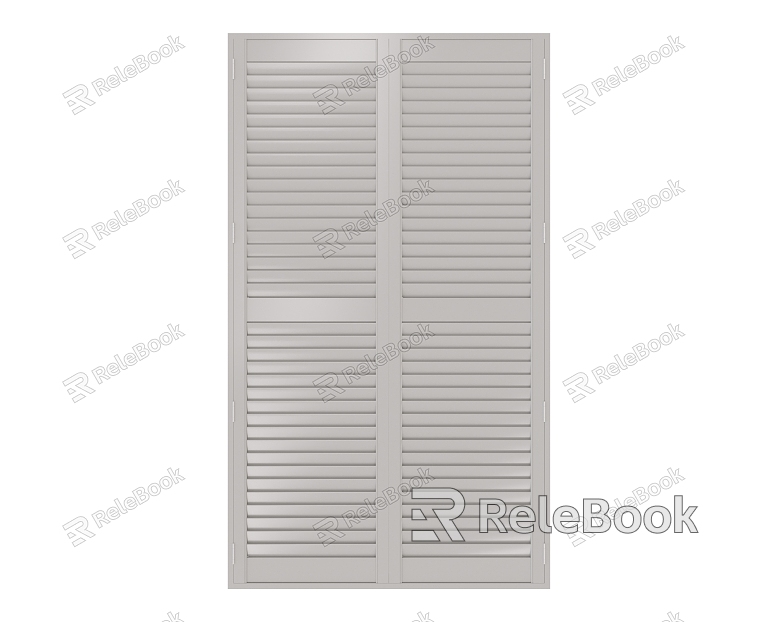 Modern shutter cabinet door fan shutter cabinet door model