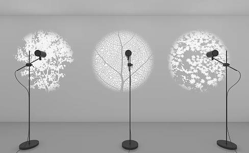 Art Leaf Spotlight 3d model