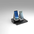 Display Shelves With Black Base Triangular Stand For HUAWEI Mobile Phones Blue Sky Screen