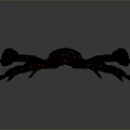 3D Rendered Dark Brown Scorpion With Claws Tail Stinger And Gray Gradient Background