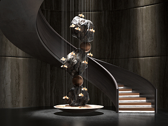 Modern Stairs 3d model