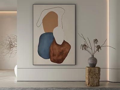 Modern painting. 3d model