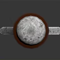 Traditional Spear Weapon With Polished Metal Head And Smooth Wooden Shaft Design