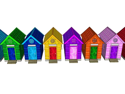 Nordic Cabin 3d model