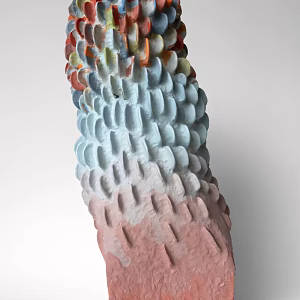 Modern art installation art ornaments 3d model