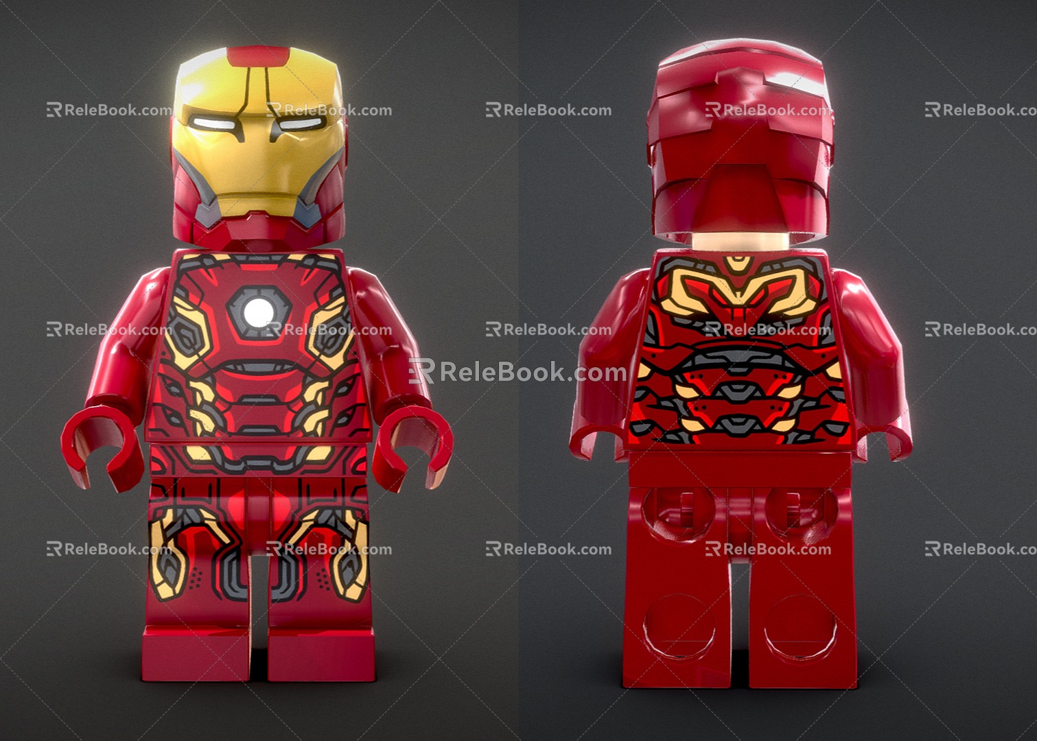 Toy Handset Lego Blocks Figurine Iron Man Toy model