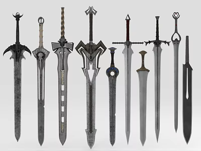 Modern Sword Long Sword 3d model