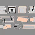 Modern Ceiling Lights in Various Shapes Square Round Rectangular for Interior Decoration