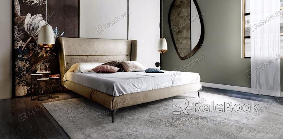 Background double bed model