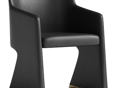 Modern Dining Chair Leisure Chair Single Chair Armchair 3d model