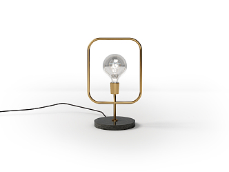 Light Luxury Table Lamp 3d model