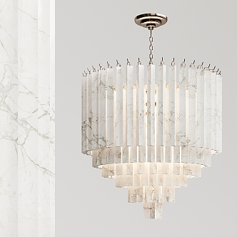 Modern Chandelier Marble Chandelier 3d model