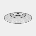 Modern Sleek Circular White Recessed Downlight Spotlight For Home Interior Lighting