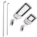 Modern LED Outdoor Street Lights With Durable Pole And High Brightness Design