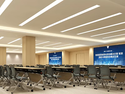 Modern Conference Room Hospital Meeting Room 3d model