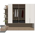 Nordic wardrobe 3d model