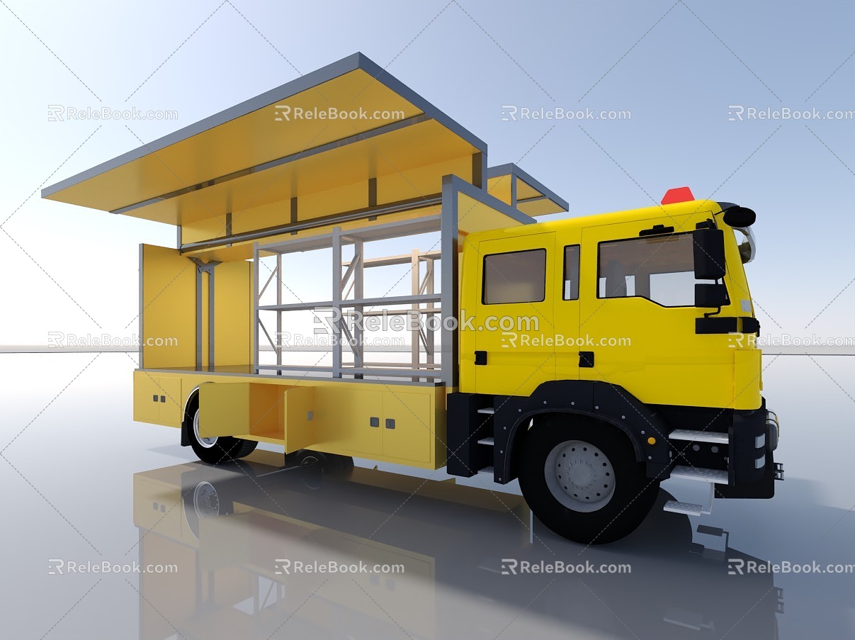 Engineering Truck 3d model