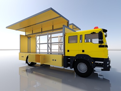 Engineering Truck 3d model