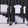 Traditional Building Exterior Wall With Decorative Stone Details And White Plaster Sections
