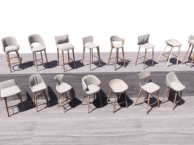 Nordic Bar Chair model