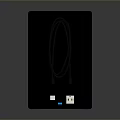 Memory Disk USB Flash Disk Item 3d model