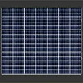 Solar Panel Array Setup With Blue Cells And Orange Support Legs