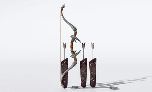 Modern Bow Game Bow and Arrow 3d model