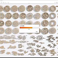 Chinese-style Carved Pattern Totem Window Carved Pane 3d model