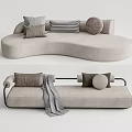 Modern Multiplayer Sofa 3d model