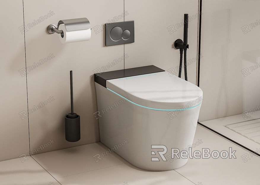 Smart toilet toilet model