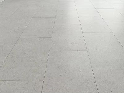 Gray Floor Tile Components With Smooth Surface And Uniform Arrangement Pattern 3d model