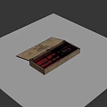 Supernatural Themed Three Weapons Set In Wooden Box With Red Padding And Sun Symbol