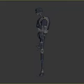 Robot Assistant Small Robot Butler Robot Butler Figure Game Figure 3d model